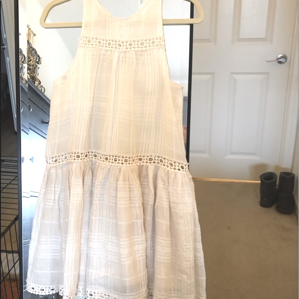 NWT Zimmerman ivory dress w/ lined skirt - Picture 2 of 4